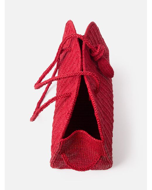 Jacquemus Red The Turismo Bowling Bag