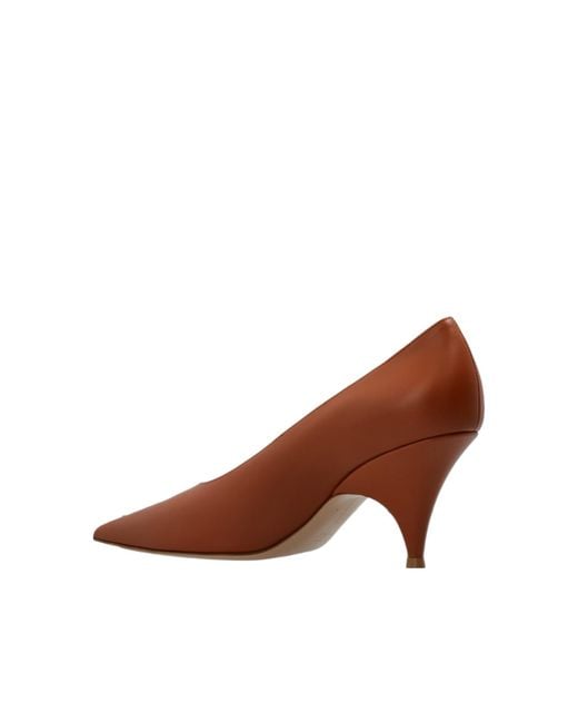 Gianvito Rossi Brown Pointed-Toe High Heels