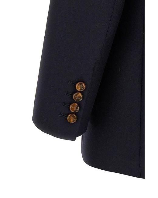 Blazé Milano Blue Blazé Milano First Class Double Breasted Jacket