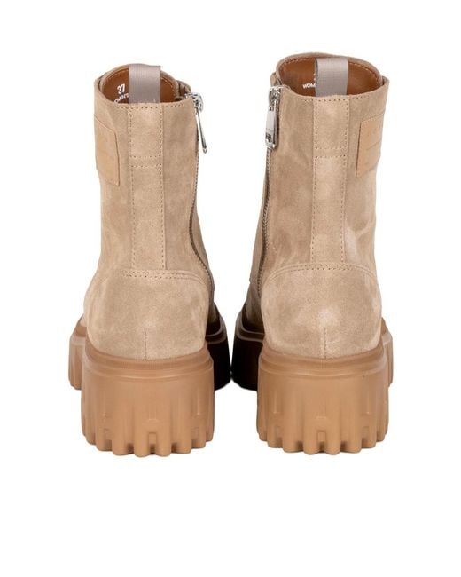 Hogan Natural Lace-Up Sneakers