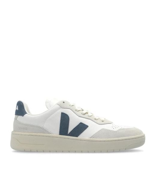 Veja Blue V-90 Low-Top Sneakers for men