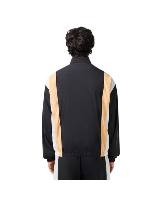 Lacoste Blue Versatile Stand Collar Sports Casual Jacket for men