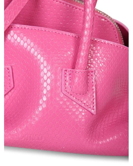 The Attico Pink Double-Handle Handbag
