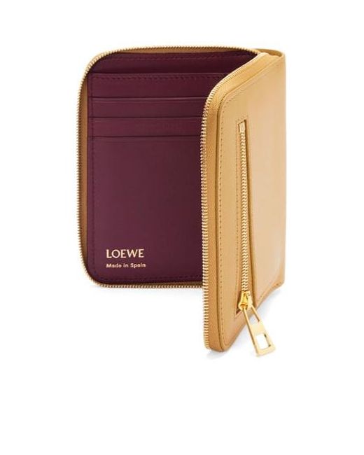 Loewe Natural Knot Compact Zip Around Wallet