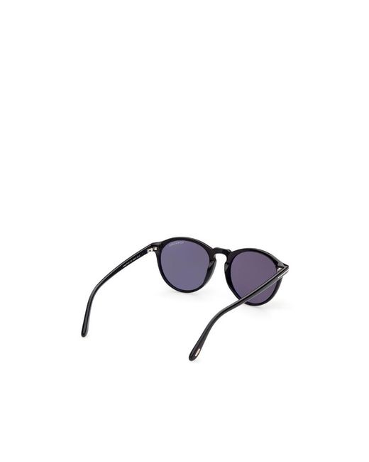 Tom Ford White Eyewear Round Frame Sunglasses for men