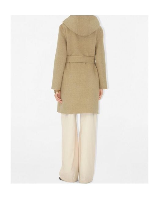 Burberry Natural Belted Reversible Coat