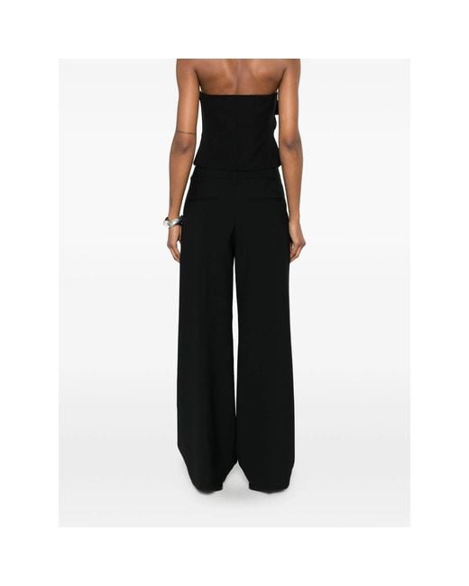 Sir Black Casual Pants With Belt Loops