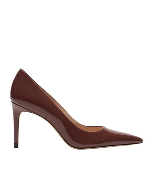 Stuart Weitzman Brown Stuart Power Pump 85