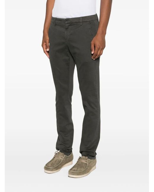 Dondup Gray Gaubert Pants for men