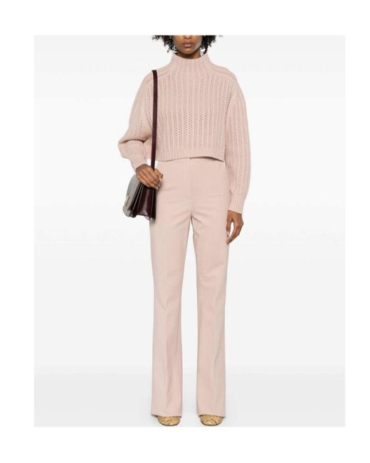 Max Mara Pink Long-Sleeved Sweater