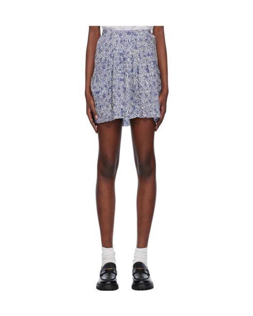 Isabel Marant Black Isabel Marant Étoile Allover Printed Skirt