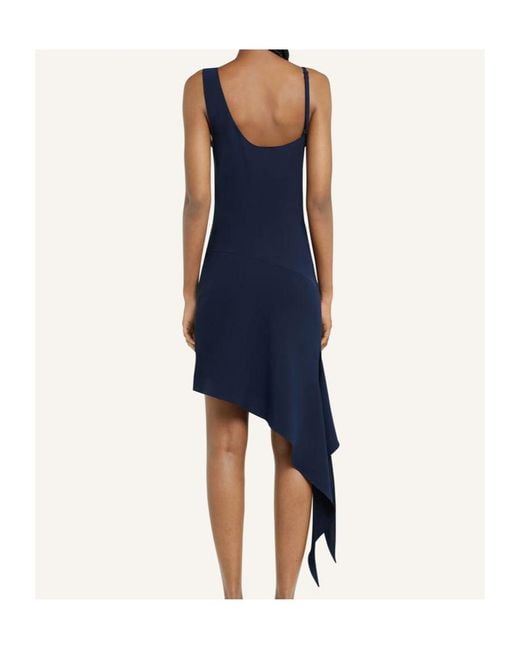 Courreges Blue Scarf Dress