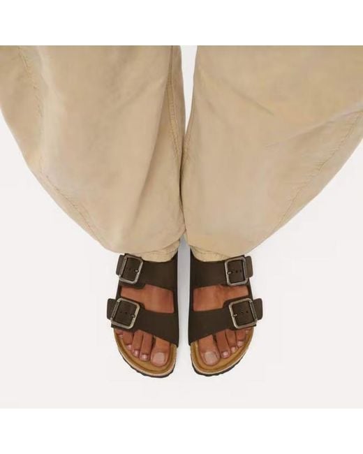 Birkenstock Brown Arizona Wire Buckle for men