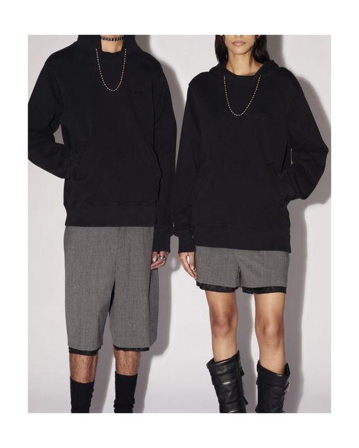 Ambush Black Ballchain Long-Sleeved Hoodie for men