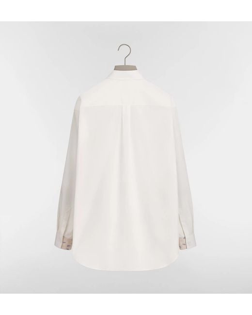 Dior White Iviera Oversized Shirt for men