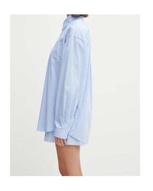 Sporty & Rich Blue Long Sleeve Shirt