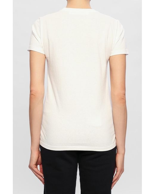 Off-White c/o Virgil Abloh White Logo-Print T-Shirt