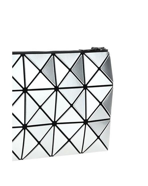 Issey Miyake Metallic Lucent Geometric-Pattern Shoulder Bag
