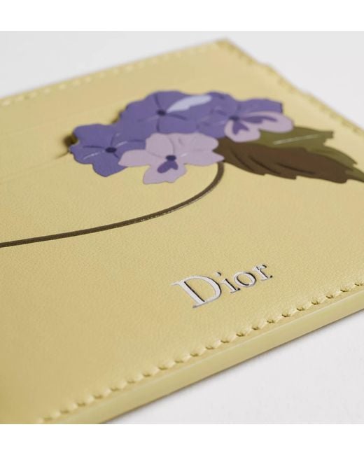Dior Natural Jardin Freesia Card Holder