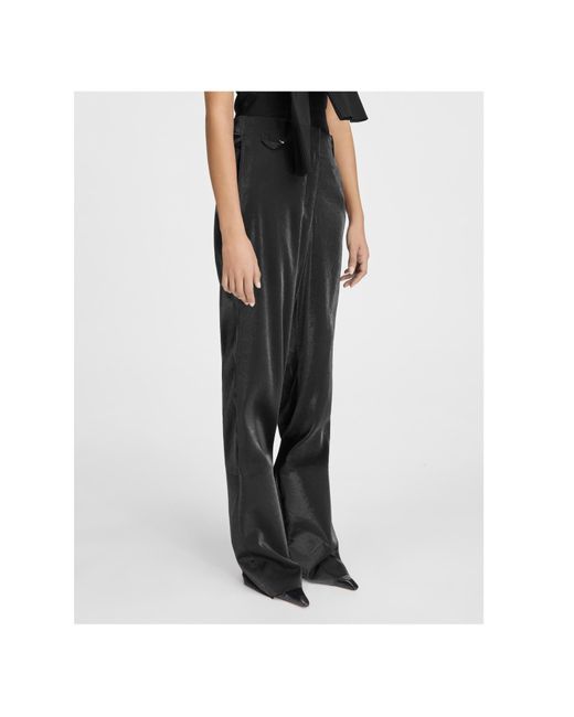 Jacquemus Black Le Pantalon Cubo Fluid Pants