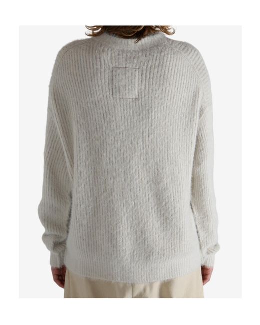 Uma Wang Gray Round Neck Top