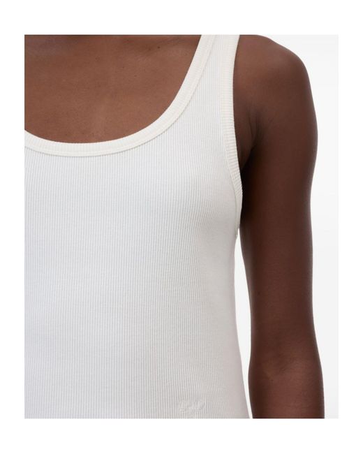 Closed White Scoop Neck Tank Top