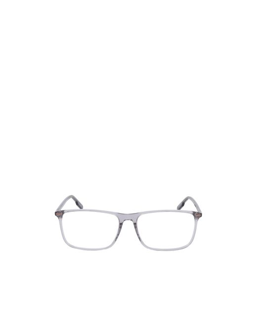 Zegna White Geometric Frame Plain Mirror for men