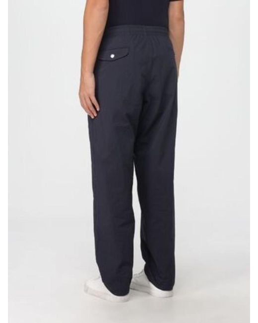 Autry Blue Straight-Leg Pants for men