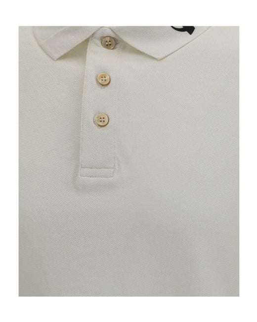 Palm Angels Gray Neck Logo Polo Shirt for men