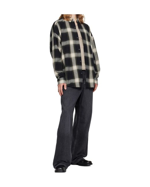 Fear Of God Gray Plaid Shirt for men