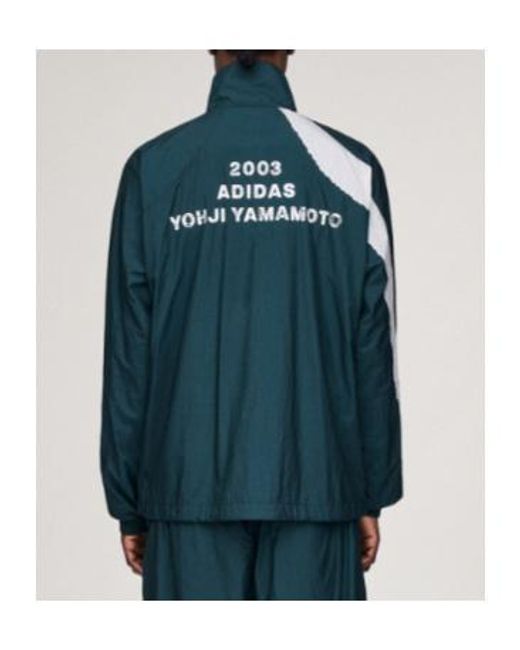 Y-3 Green Long-Sleeved Zipped Jacket for men