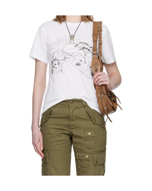 Isabel Marant Multicolor Zewel Crew Neck T-Shirt