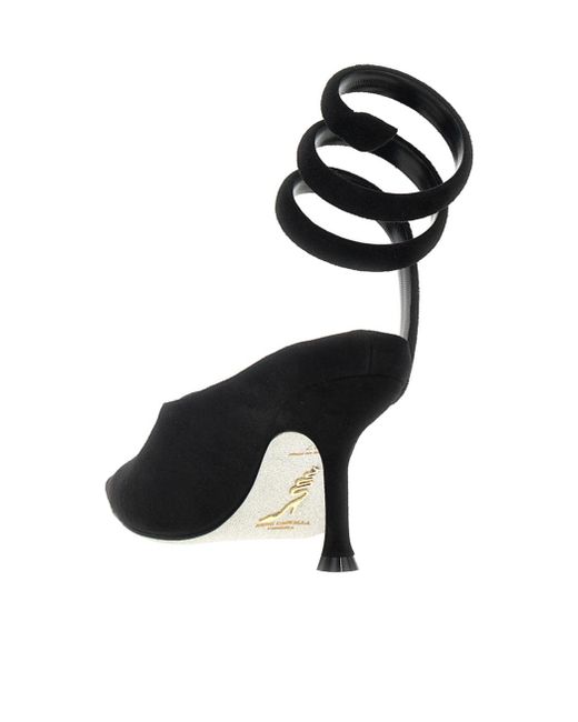 Rene Caovilla Black René Caovilla Grace Pointed Toe Mules