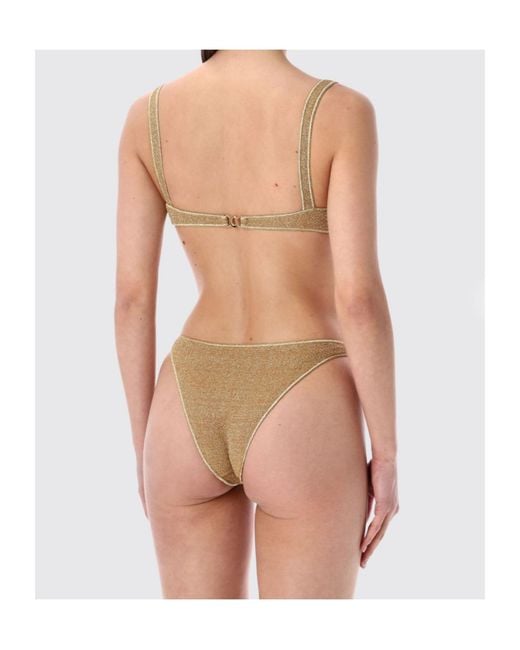 Oseree Pink Oséree Lurex Underwire Bikini