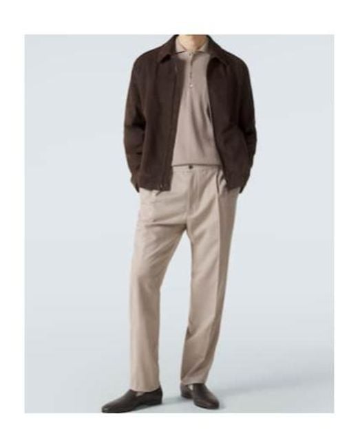 Dunhill Gray Wool Chinos for men