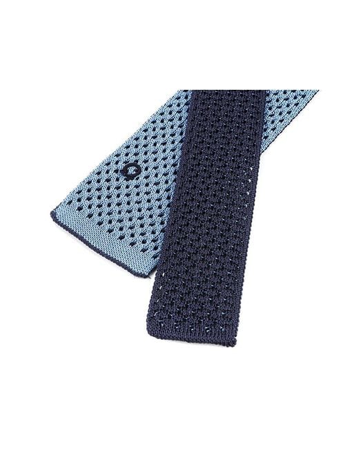 Ferragamo Blue Square Head Tie for men
