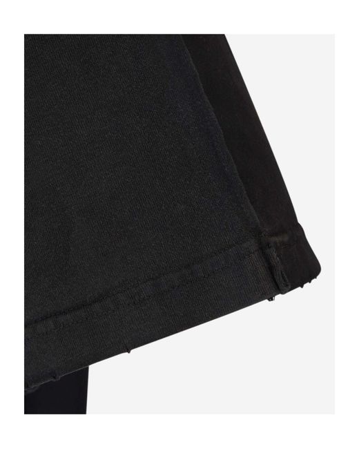 Balenciaga Black Paris Moon Vintage Oversized T-Shirt for men