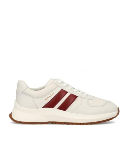 Bally Pink Laced Sneakers for men