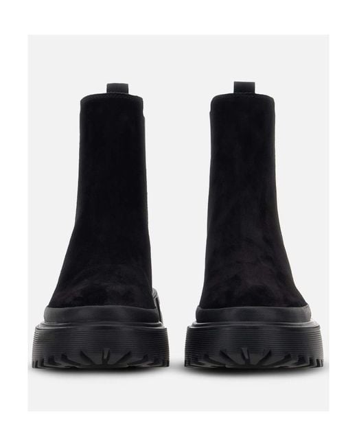 Hogan Black Ankle Boots