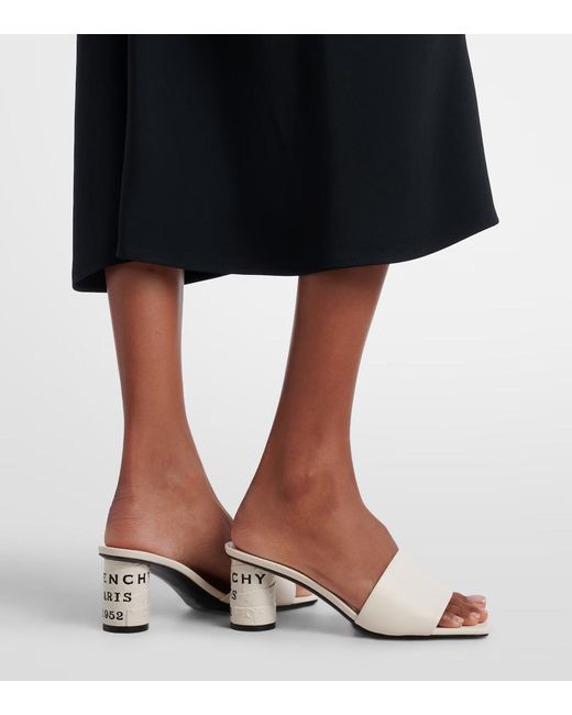 Givenchy White Tape High-Heeled Sandals