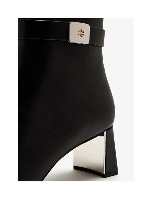 Tory Burch Black Georgia Heeled Ankle Boots