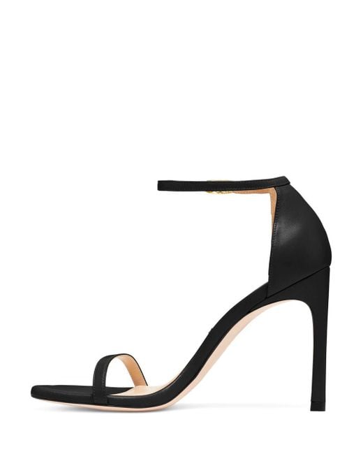 Stuart Weitzman Multicolor Single-Button High-Heeled Sandals