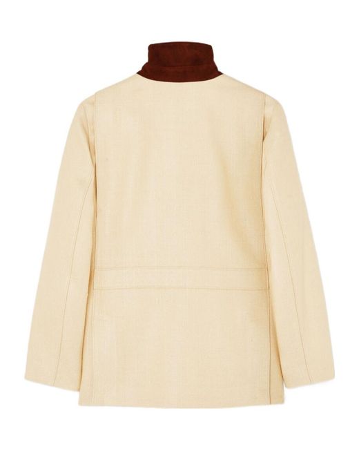 Loro Piana Natural Long-Sleeved Casual Jacket