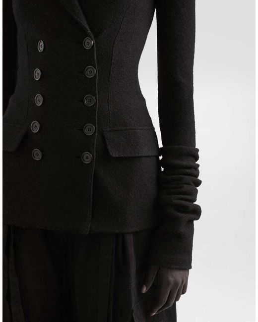 Dolce & Gabbana Black Double-Breasted Jacket