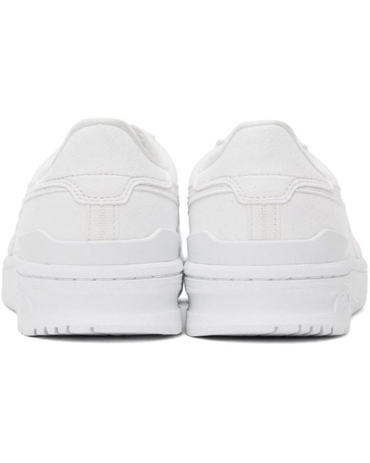 Comme des Garçons White Round Head Low-Cut Skate Shoes for men
