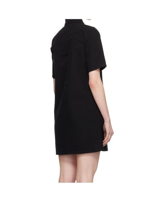 apc black dress A.P.C. // Embroidered Tunic Dress – VSP Consignment