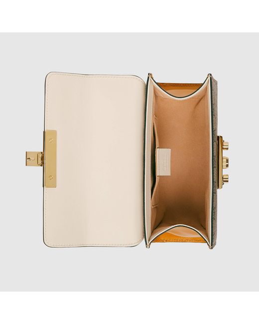 Gucci Natural Padlock Shoulder Bag