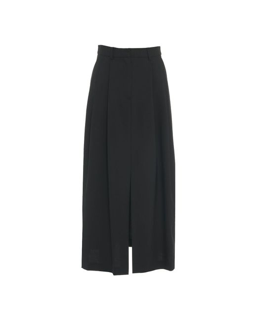 Ottod'Ame Black Flared Skirt