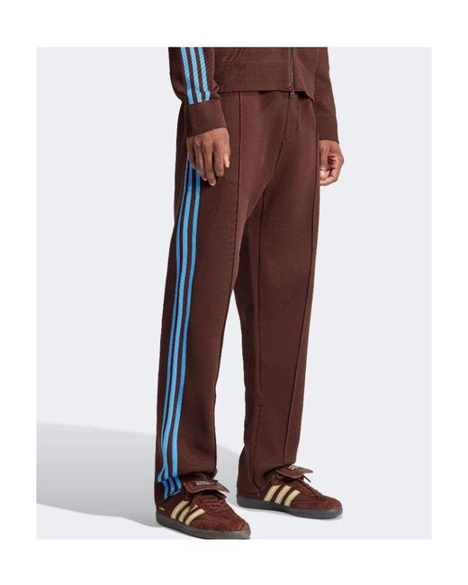Adidas by Wales Bonner Purple Adidas By Wales Bonner Logo Detailed Panelled Pants for men