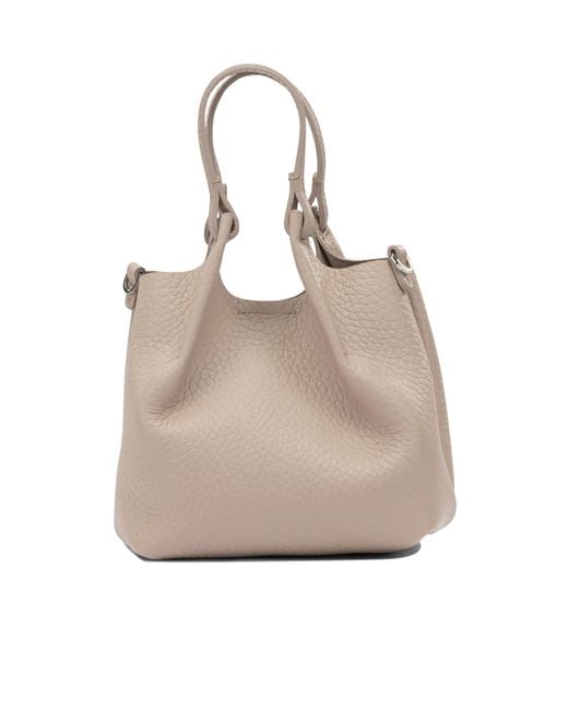 Gianni Chiarini Natural Pebbled Tote Bag